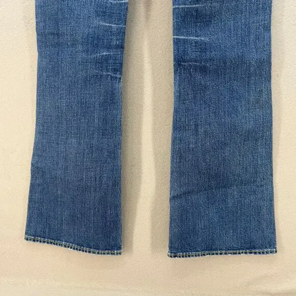 Ralph Lauren Polo Jean Co. Women's 4/27 Blue Stretch Whitney Jean  Flare - Picture 5 of 13